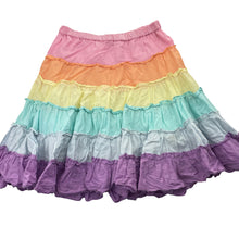 Load image into Gallery viewer, Girls Anko, lined cotton skirt, elasticated, L: 38cm, FUC, size 7,  