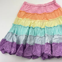 Load image into Gallery viewer, Girls Anko, lined cotton skirt, elasticated, L: 38cm, FUC, size 7,  