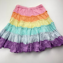 Load image into Gallery viewer, Girls Anko, lined cotton skirt, elasticated, L: 38cm, FUC, size 7,  