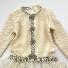 Load image into Gallery viewer, Girls Baby Graziella, cotton lined merino wool / silk dress, Made in Italy, EUC, size 2, L: 41cm