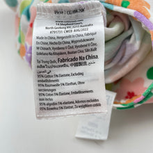 Load image into Gallery viewer, Girls Cotton On, floral stretchy zip coverall / romper, GUC, size 0000,  