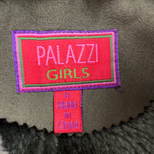 Load image into Gallery viewer, Girls PALAZZI GIRLS, khaki fleece lined faux suede jacket, EUC, size 8,  