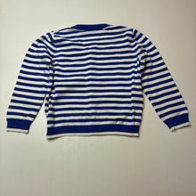 Load image into Gallery viewer, Girls H&amp;M, striped knitted cotton cardigan, FUC, size 6,  
