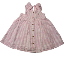 Load image into Gallery viewer, Girls Dymples, striped lightweight cotton summer dress, EUC, size 1, L: 43cm