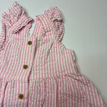 Load image into Gallery viewer, Girls Dymples, striped lightweight cotton summer dress, EUC, size 1, L: 43cm
