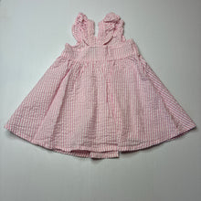 Load image into Gallery viewer, Girls Dymples, striped lightweight cotton summer dress, EUC, size 1, L: 43cm