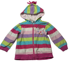 Load image into Gallery viewer, Girls Kids Stuff, fleece zip up hooded sweater, FUC, size 2,  
