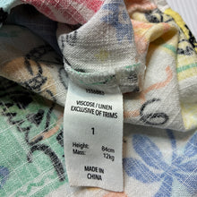 Load image into Gallery viewer, Boys KID, viscose / linen short sleeve shirt, FUC, size 1,  