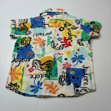 Load image into Gallery viewer, Boys KID, viscose / linen short sleeve shirt, FUC, size 1,  