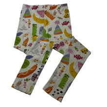 Load image into Gallery viewer, Girls Gorman PLAY GROUND, organic cotton blend leggings, Inside leg: 54cm, FUC, size 7-8,  