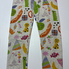 Load image into Gallery viewer, Girls Gorman PLAY GROUND, organic cotton blend leggings, Inside leg: 54cm, FUC, size 7-8,  