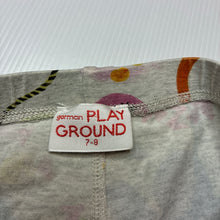 Load image into Gallery viewer, Girls Gorman PLAY GROUND, organic cotton blend leggings, Inside leg: 54cm, FUC, size 7-8,  