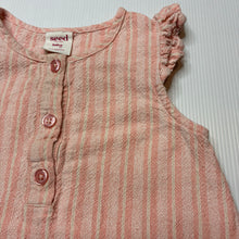 Load image into Gallery viewer, Girls Seed, pink linen / viscose romper, FUC, size 0,  