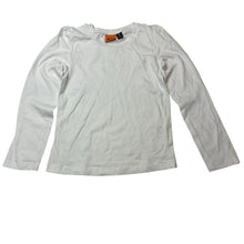 Load image into Gallery viewer, Girls Fun Spirit, white cotton long sleeve tee / top, EUC, size 7,  