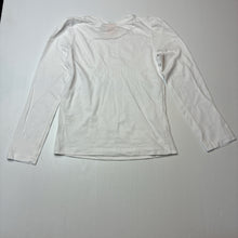 Load image into Gallery viewer, Girls Fun Spirit, white cotton long sleeve tee / top, EUC, size 7,  