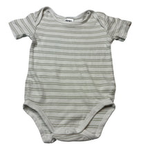Load image into Gallery viewer, Unisex Anko, striped cotton bodysuit / romper, GUC, size 1,  