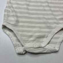Load image into Gallery viewer, Unisex Anko, striped cotton bodysuit / romper, GUC, size 1,  