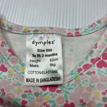 Load image into Gallery viewer, Girls Dymples, stretchy tee / top, GUC, size 000,  