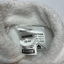 Load image into Gallery viewer, Unisex Bonds, classic terry wondersuit romper, EUC, size 0000,  