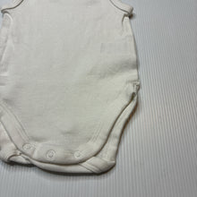 Load image into Gallery viewer, Unisex Dymples, organic cotton singletsuit romper, EUC, size 0000,  