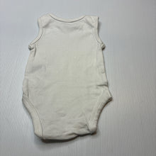 Load image into Gallery viewer, Unisex Dymples, organic cotton singletsuit romper, EUC, size 0000,  