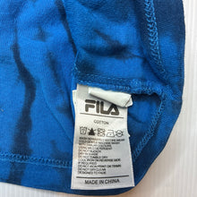Load image into Gallery viewer, Boys FILA, tie dyed cotton long sleeve tee / top, FUC, size 2,  
