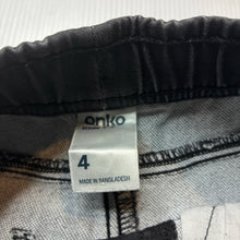 Load image into Gallery viewer, Boys Anko, stretch knit denim shorts, elasticated, GUC, size 4,  