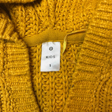 Load image into Gallery viewer, Unisex Target, chunky knit hooded sweater / cardigan, FUC, size 1,  
