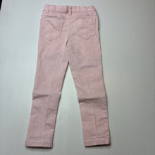 Load image into Gallery viewer, Girls Anko, pink stretch denim pants, adjustable, Inside leg: 40cm, FUC, size 4,  