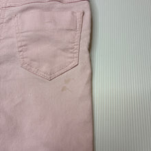 Load image into Gallery viewer, Girls Anko, pink stretch denim pants, adjustable, Inside leg: 40cm, FUC, size 4,  