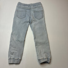 Load image into Gallery viewer, Boys Cotton On, stretch knit denim pants, elasticated, FUC, size 4,  