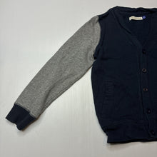 Load image into Gallery viewer, Boys Lily &amp; Dan, fleece lined cotton cardigan / sweater, wash fade, FUC, size 6,  