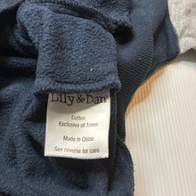 Load image into Gallery viewer, Boys Lily &amp; Dan, fleece lined cotton cardigan / sweater, wash fade, FUC, size 6,  