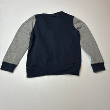 Load image into Gallery viewer, Boys Lily &amp; Dan, fleece lined cotton cardigan / sweater, wash fade, FUC, size 6,  