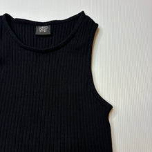 Load image into Gallery viewer, Girls GROGGY, black ribbed stretchy top, EUC, size 15,  