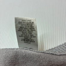 Load image into Gallery viewer, Girls Target, silver cotton / metallic knit cardigan, EUC, size 6,  