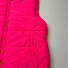 Load image into Gallery viewer, Girls Mango, neon pink puffer vest, EUC, size 10,  
