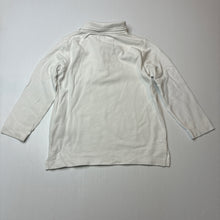 Load image into Gallery viewer, Boys M&amp;S, cotton long sleeve polo shirt, marks on cuffs, FUC, size 5-6,  