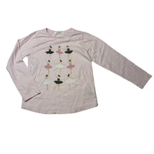 Load image into Gallery viewer, Girls Milkshake, cotton long sleeve tee / top, ballerinas, FUC, size 5,  