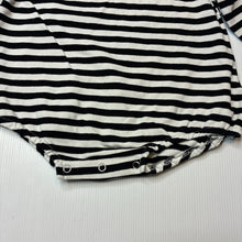 Load image into Gallery viewer, Unisex striped, long sleeve romper, FUC, size 2-3,  