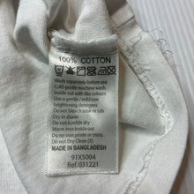 Load image into Gallery viewer, Unisex Little White Lie, white cotton tee / top, FUC, size 4,  