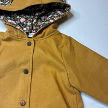 Load image into Gallery viewer, Girls PatPat, floral lined hooded jacket / coat, GUC, size 2-3,  