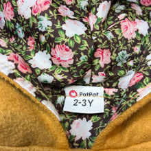 Load image into Gallery viewer, Girls PatPat, floral lined hooded jacket / coat, GUC, size 2-3,  