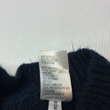 Load image into Gallery viewer, Girls Anko, navy knit long sleeve dress, EUC, size 8, L: 64cm