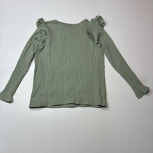 Load image into Gallery viewer, Girls KID, embroidered ribbed long sleeve top, EUC, size 7,  