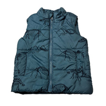 Load image into Gallery viewer, Boys Anko, puffer vest / sleeveless jacket, dinosaurs, FUC, size 2,  