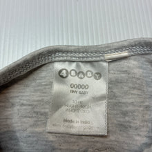 Load image into Gallery viewer, Unisex 4 Baby, grey zip coverall / romper, GUC, size 00000,  