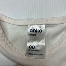 Load image into Gallery viewer, Girls Anko, white cotton tee / top, GUC, size 00,  