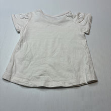 Load image into Gallery viewer, Girls Anko, white cotton tee / top, GUC, size 00,  