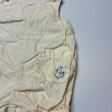 Load image into Gallery viewer, Unisex GAP, embroidered lightweight cotton overalls / romper, EUC, size 0000,  